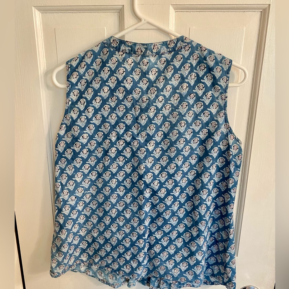 April Cornell Button Up Tank - image 4